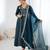 New Designer Anarkali Gown Set Wedding Wear Gown Floral Suit Set