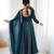 New Designer Anarkali Gown Set Wedding Wear Gown Floral Suit Set