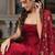 Red Color Gown Set Beautiful Designer Gown Suit Set Wedding Wear Dress