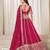 Red embriodered art silk designer semi stitched Lehenga choli