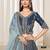 Navy heavy embriodered art silk designer semi stitched Lehenga choli