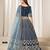 Navy heavy embriodered art silk designer semi stitched Lehenga choli