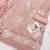 Peach embroidered sequence work heavy fox georgette unstitched suit with zarkan