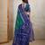 Green woven cotton saree with blouse piece