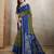 Mehendi woven cotton saree with blouse piece
