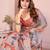 Peach woven linen saree with blouse piece