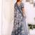 Grey woven cotton saree with blouse piece