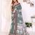 Brown woven cotton saree with blouse piece