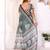 Brown woven cotton saree with blouse piece