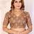 Beige woven cotton saree with blouse piece