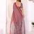 Red woven cotton saree with blouse piece