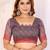 Red woven cotton saree with blouse piece