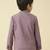 full sleeves blazer set with graphic printed t-shirt - purple