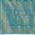 Manohari women's most trendy banarasi satin silk woven turquiose blue saree with jacquard work saree with blouse piece