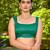 Manohari women's most trendy banarasi satin silk woven aqua green saree with heavy jacquard work saree with blouse piece