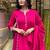 Women pure cotton embroidery  kurta with pant and dupatta 