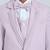 pleated collar suit set full sleeves blazer, shirt, pant and waist coat with bow tie - mauve