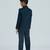 pleated collar suit set full sleeves blazer, shirt, pant and waist coat with bow tie - mauve