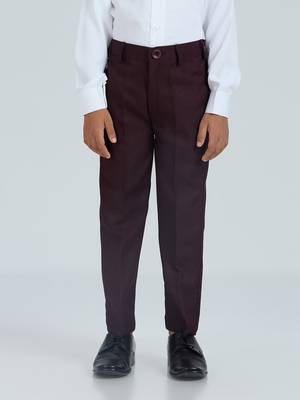 pleated collar suit set full sleeves blazer, shirt, pant and waist coat with bow tie - wine 5