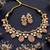 Pastel pink kundan choker necklace set by treemoda