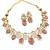 Pastel pink kundan choker necklace set by treemoda