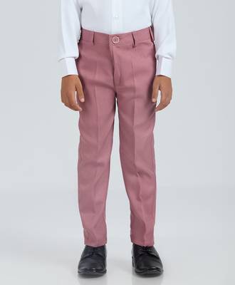 pleated suit set full sleeves blazer, shirt, pant and waist coat with bow tie - peach 5