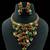 Premium charm multistone necklace set by treemoda