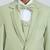 sequence suit set full sleeves blazer, shirt, pant and waist coat with bow tie - pgreen