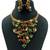 Antique green meenakari necklace set with kundan work handcrafted ethnic jewelry by treemoda