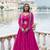 pink Rayon Chaniya Choli with Mirror Gamthi Work & Lace work