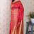 Soft silk meenakari zari woven saree with temple border.