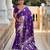 Soft dolla silk saree with meenakari weawing design all over the saree