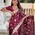 Soft dolla silk saree with meenakari weawing design all over the saree