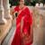 Soft banarasi silk saree with zari weaving  motifd design all over the saree.