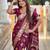 Soft dolla silk saree with meenakari weawing design all over the saree
