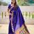 Soft pethani silk saree with zari weawing  motifs design and meenakari  weawing rich pallu.