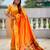 Soft pethani silk saree with zari weawing  motifs design and meenakari  weawing rich pallu.