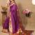 Soft pethani silk saree with zari weawing  motifs design and meenakari  weawing rich pallu.