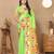 Soft pethani silk saree with zari weawing  motifs design and meenakari  weawing rich pallu.
