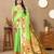 Soft pethani silk saree with zari weawing  motifs design and meenakari  weawing rich pallu.