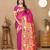 Soft pethani silk saree with zari weawing  motifs design and meenakari  weawing rich pallu.