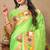 Soft pethani silk saree with zari weawing  motifs design and meenakari  weawing rich pallu.