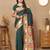 Soft pethani silk saree with zari weawing  motifs design and meenakari  weawing rich pallu.
