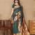 Soft pethani silk saree with zari weawing  motifs design and meenakari  weawing rich pallu.