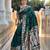 Soft banarasi silk saree with zari weaving meenakari touchup design all over the saree.