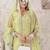 Pista georgette embroidered sharara suit