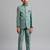 full sleeves solid ethnic wear jodhpuri - green