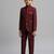full sleeves solid ethnic wear jodhpuri - maroon
