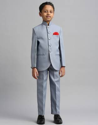 full sleeves solid ethnic wear jodhpuri - sky blue 2
