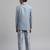 full sleeves solid ethnic wear jodhpuri - sky blue